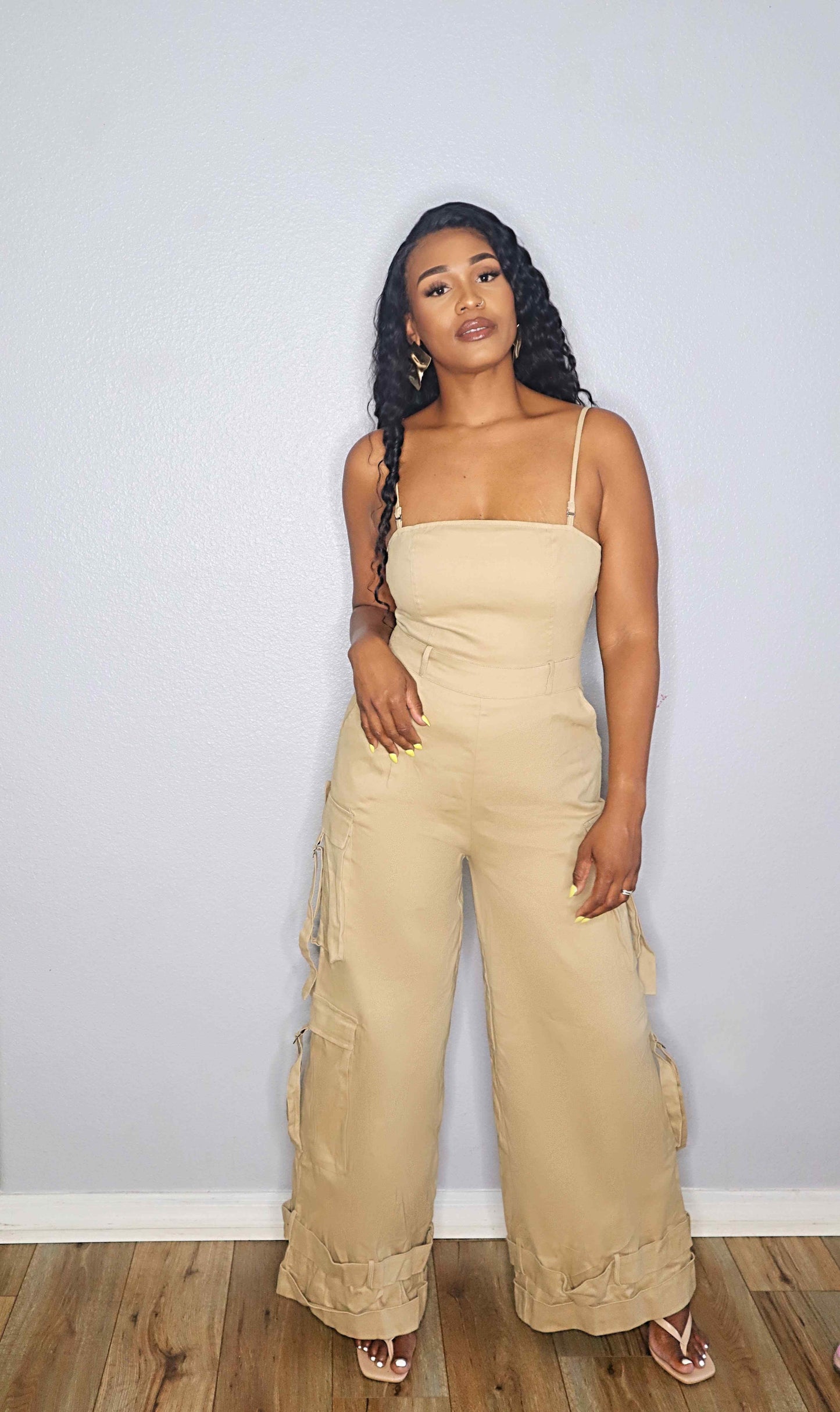 Khaki Jumpsuit