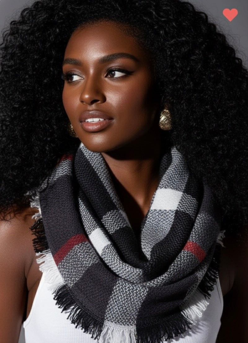 Plaid Infinite Scarfs