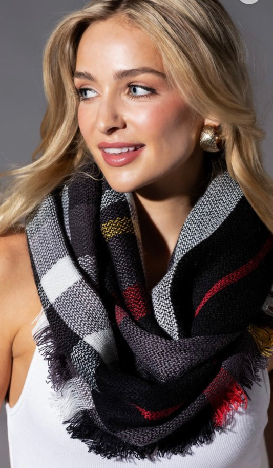 Plaid Infinite Scarfs