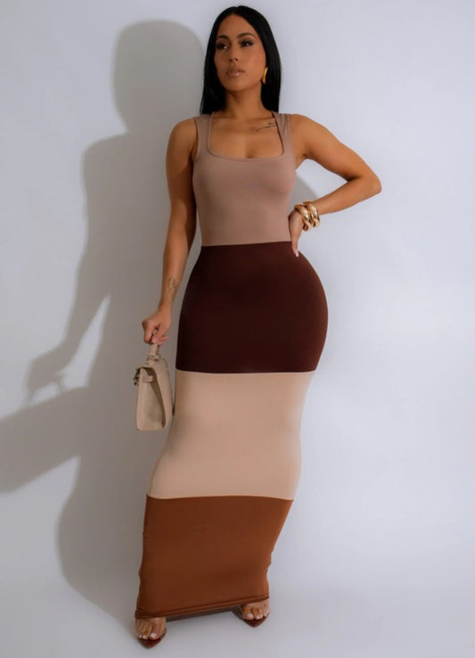 Mocha Maxi Dress